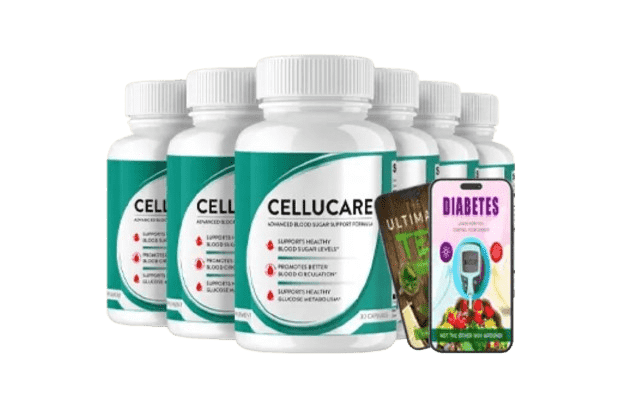 CelluCare Premium Supplement Bottles